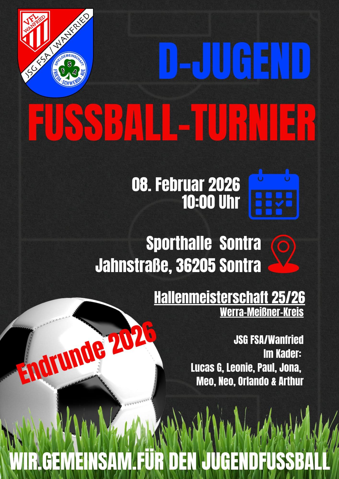 Ankündigung D Jugend Endrunde