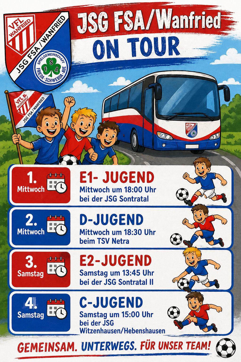 Jugendankündigung Mai Wochenende