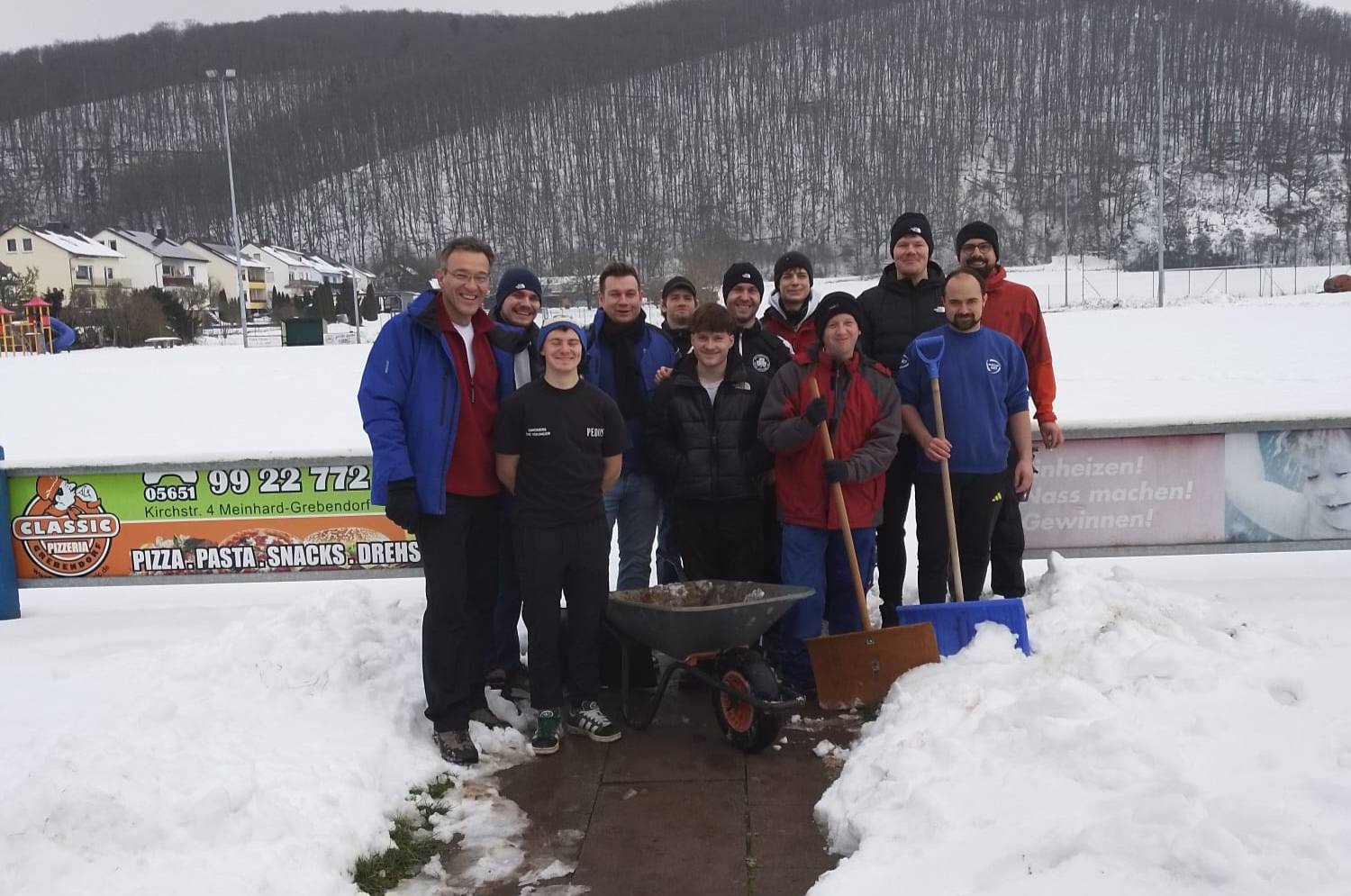 Schneeschippen Senioren