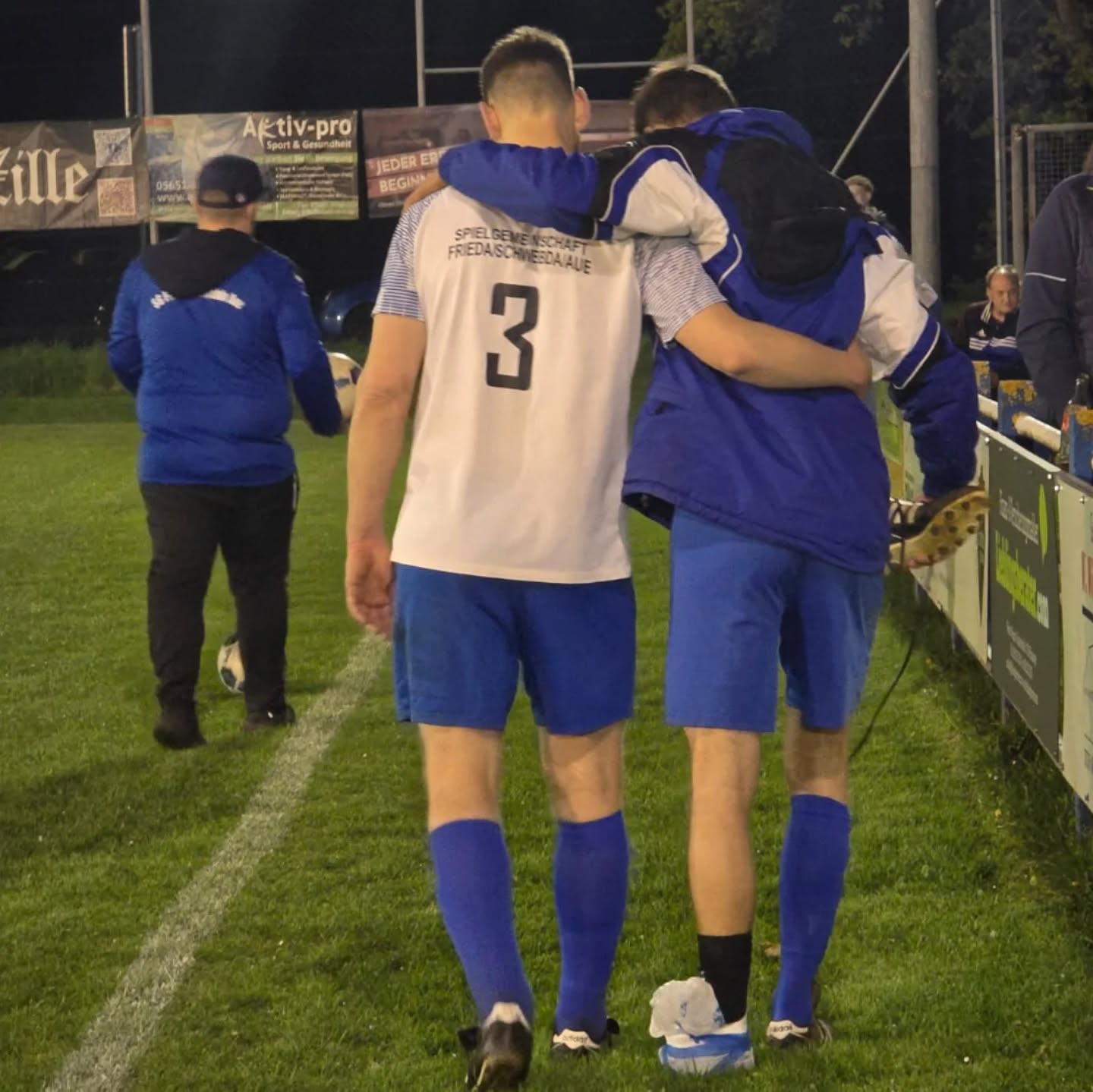 Spiel gegen Großalmerode Verletzung Jonas