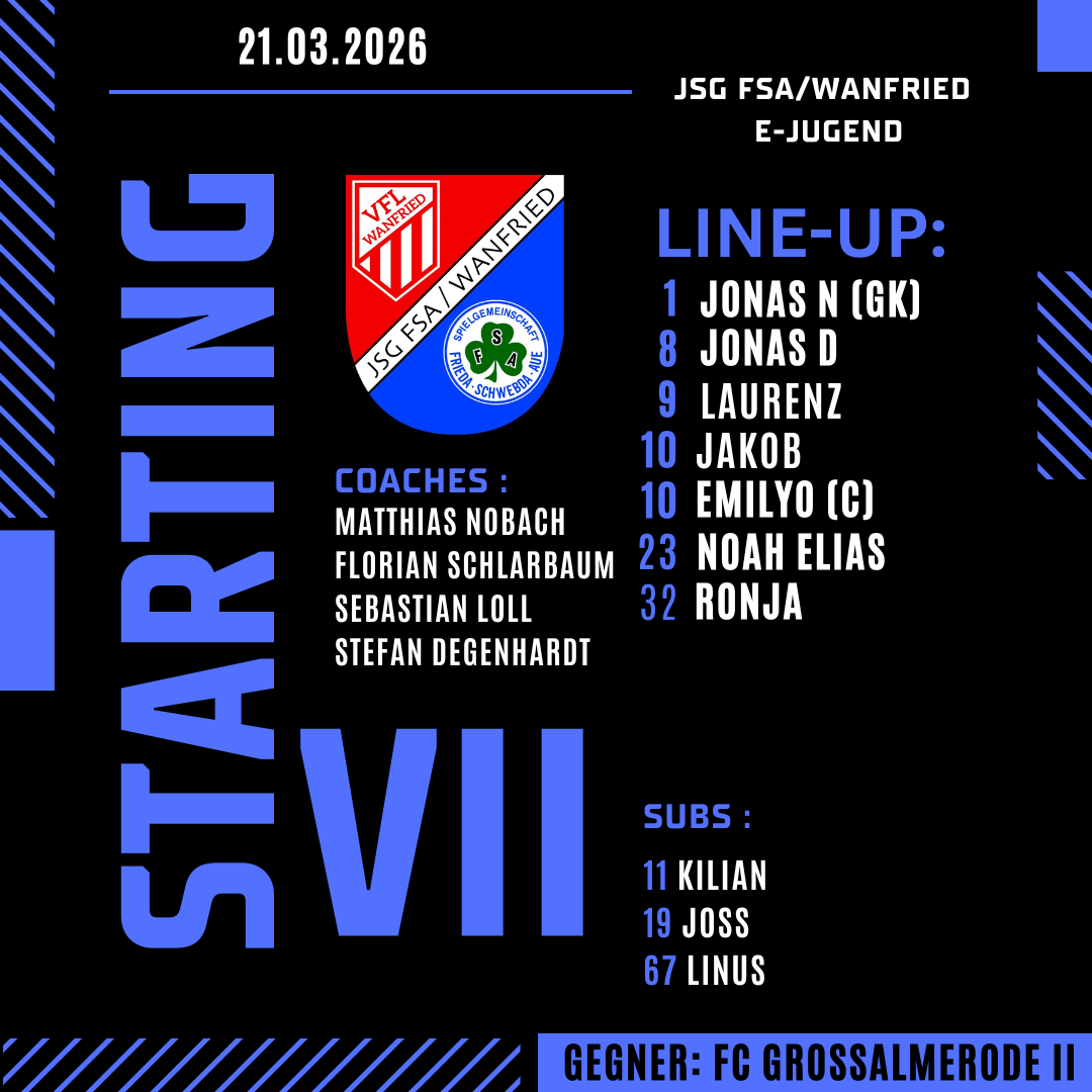 Starting VII 2. Ligaspiel Platzierungsrunde Gr. 1 vs FC Großalmerode II