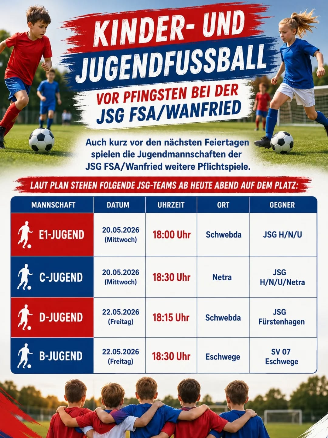 Wochenankündigung 18.05.26 24.05.26